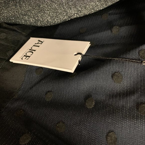 Alice by Temperley Navy & Black Polka Dot Dress - Picture 4 of 4